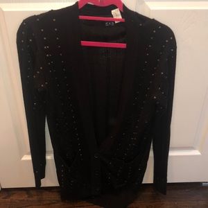 French connection studded cardigan